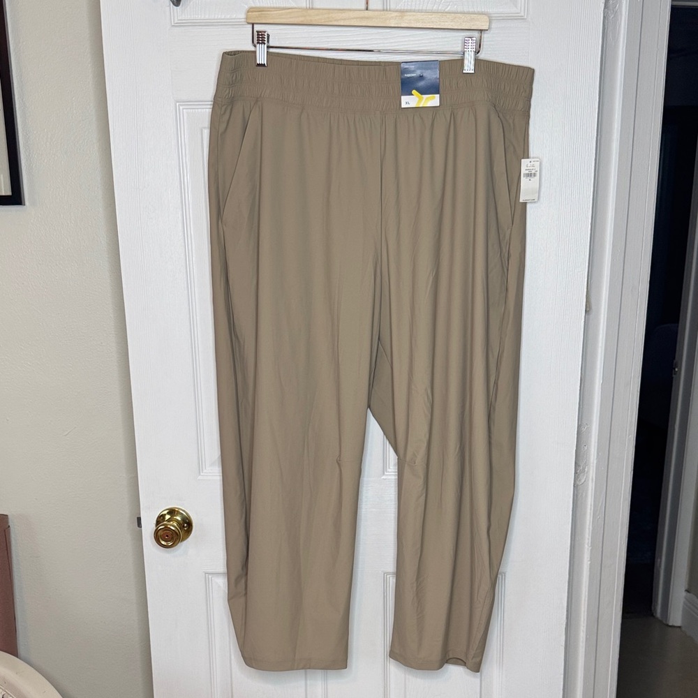 Old Navy High—Waisted Sleek Tech Barrel Ankle Pant Sz XL NWTColor Savannah Grass